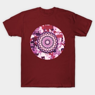 Collage in Reddish Tones T-Shirt